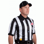 Smitty College 2" Stripe "Elite" Short Sleeve Football Referee Shirt