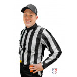 Smitty 2" Stripe Water Resistant Football Referee Shirt