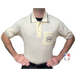New York State Baseball Umpires Association (NYSBUA) Short Sleeve Umpire Shirt - Cream