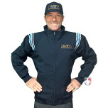 New Jersey (NJSIAA) Smitty Fleece Lined Umpire Jacket - Navy and Polo Blue