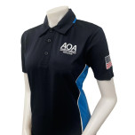 Arkansas (AOA) Short Sleeve Body Flex Women's Softball Umpire Shirt - Midnight Navy