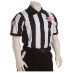 South Carolina (SCFOA) 2 1/4" Stripe Body Flex Short Sleeve Football Referee Shirt