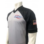 Georgia (GHSA) Men's Grey & Black V-Neck Referee Shirt