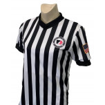 Iowa Girls (IGHSAU) Women's 1" Stripe V-Neck Referee Shirt