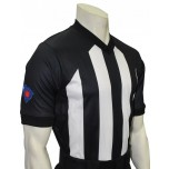 South Carolina (SCBOA) 2 1/4" Stripe Body Flex V-Neck Referee Shirt