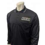 New Jersey (NJSIAA) Long Sleeve Umpire Shirt - Black