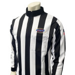Kentucky (KHSAA) 2" Stripe Rainy Weather Long Sleeve Football Women's Referee Shirt Kentucky (KHSAA) 2" Stripe Rainy Weather Long Sleeve Football Women's Referee Shirt