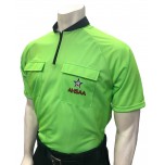 Alabama (AHSAA) Short Sleeve Soccer Referee Shirt - Fluorescent Green