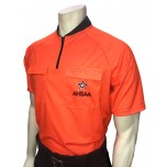 Alabama (AHSAA) Short Sleeve Soccer Referee Shirt - Fluorescent Orange