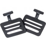 Metal Chest Protector Replacement T-Hooks - Pair