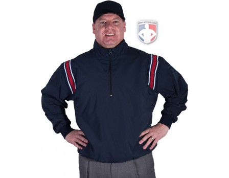 BB-JT Smitty Traditional Half-Zip Umpire Jacket - Navy and Red BB-JT Smitty Traditional Half-Zip Umpire Jacket - Navy and Red