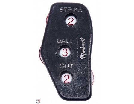 Markwort Oversized 3-Dial Plastic Umpire Indicator - 3/2/2 Count