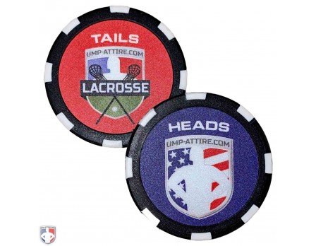 CHIP-LAX Lacrosse Referee Flip Coin Default CHIP-LAX Lacrosse Referee Flip Coin Default