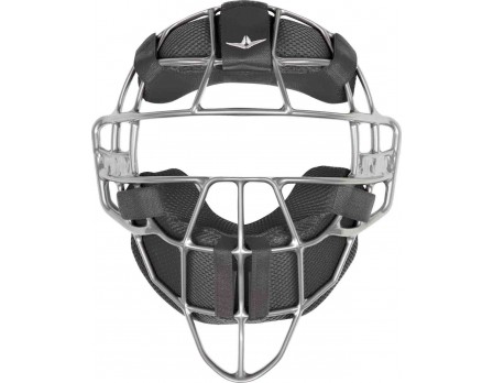 All-Star Silver Magnesium Umpire Mask with Black LUC