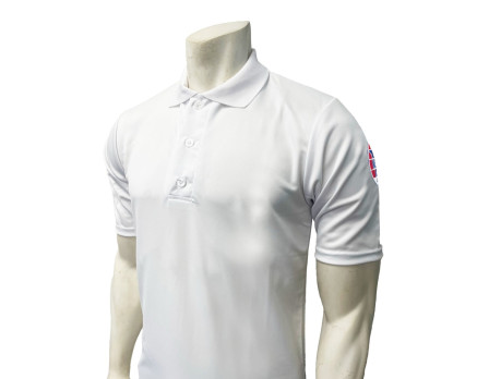 Missouri (MSHSAA) Men's Short Sleeve Volleyball Referee Shirt - White