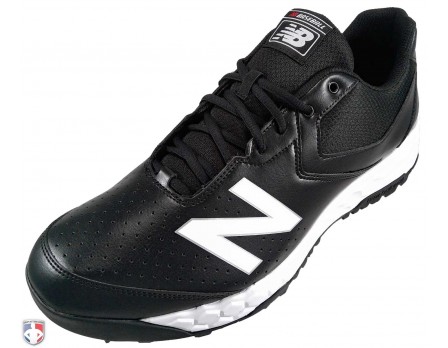 New Balance V3 Black & White Low-Cut Umpire Base Shoes