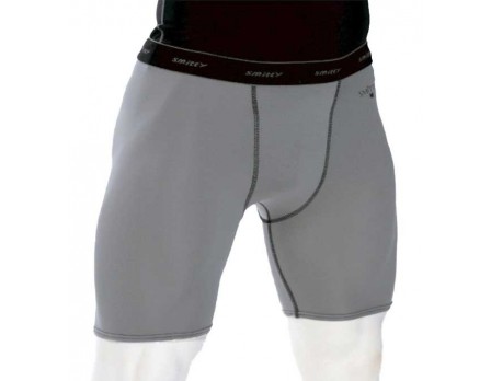 S415 Smitty Grey ComfortTech Compression Shorts with Cup Pocket