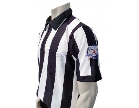 USA137CCT Central Connecticut (CCAFO) 2 1/4" Stripe Short Sleeve Football Referee Shirt
