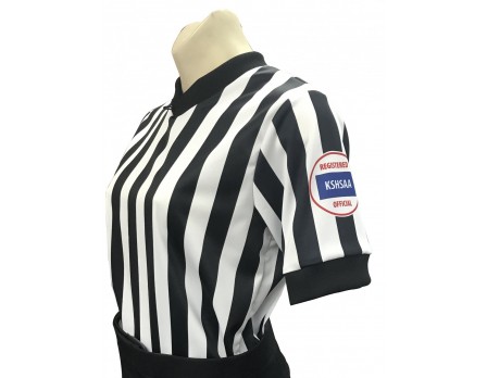 Kansas (KSHSAA) Women's V-Neck Basketball Referee Shirt