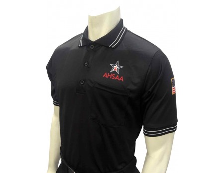USA300AL-BK Alabama (AHSAA) Short Sleeve Umpire Shirt - Black