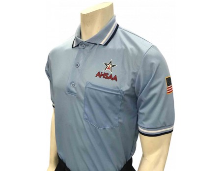 Alabama (AHSAA) Short Sleeve Umpire Shirt - Powder Blue
