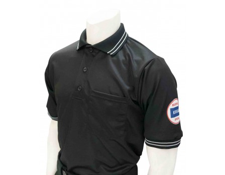 USA300KS-BK Kansas (KSHSAA) Umpire Shirt - Black