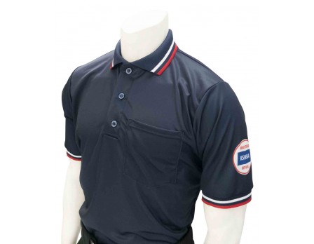 USA300KS-N Kansas (KSHSAA) Umpire Shirt - Navy
