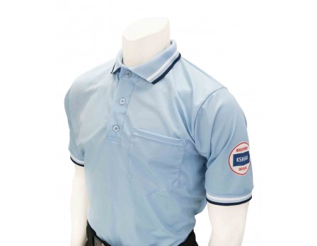 USA300KS-PB Kansas (KSHSAA) Umpire Shirt - Powder Blue