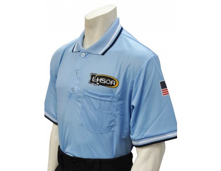 Louisiana (LHSOA) Short Sleeve Umpire Shirt - Powder Blue