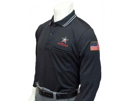 Alabama (AHSAA) Long Sleeve Umpire Shirt - Black