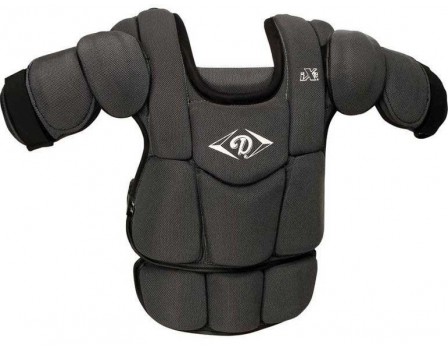 DCPiX3 Diamond iX3 Umpire Chest Protector Front View with Extension