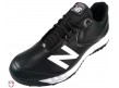 MU950XT3 New Balance V3 Black & White Low-Cut Umpire Base Shoes Outside Front Angled View