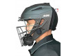 All-Star Matte Black MVP5 Umpire Helmet with Deflexion™ Tech	Side