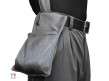 Professional Style Cloth Umpire Ball Bag - Heather Grey