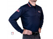 Illinois (IHSA) Long Sleeve Umpire Shirt - Navy	