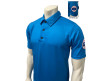 Kansas (KSHSAA) Men's Short Sleeve Volleyball Referee Shirt - Bright Blue