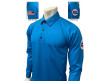 Kansas (KSHSAA) Men's Long Sleeve Volleyball Referee Shirt - Bright Blue