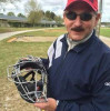 Jim Evans and a Force3 umpire mask