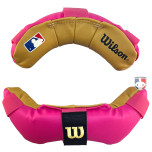 Wilson MLB Memory Foam Umpire Mask Replacement Pads - Pink and Tan