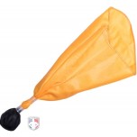 Premium Ball Center Referee Penalty Flag - Black Ball