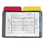 Soccer Referee Data Wallet with Red & Yellow Cards