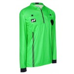 Final Decision Elite Long Sleeve Soccer Referee Shirt - Green