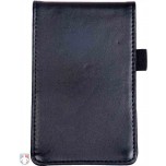 Leather "Flip" Style 6" Umpire Lineup Card Holder / Game Card Referee Wallet