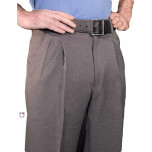 Smitty Heather Grey Combo Umpire Pants with Expander Waistband