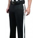 Smitty Performance Poly Spandex Tapered Fit Black Football Referee Pants