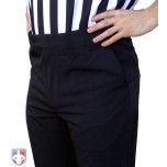 Smitty Performance 4-Way Stretch Tapered Fit Flat Front Referee Pants with Slash Pockets