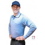 Smitty Long Sleeve Body Flex Umpire Shirt - Powder Blue