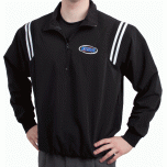 KHSAA Embroidered Umpire Jacket - Black and White
