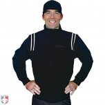 Smitty Major League Style Fleece Lined Umpire Jacket - Black and White