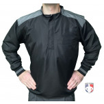Smitty Major League Replica Convertible Umpire Jacket - Black with Charcoal Grey